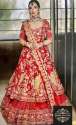 Fancy Punjabi Style Embroidery Wedding Lehenga 