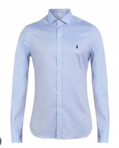 Sky Blue Men Formal Shirts by Denim World