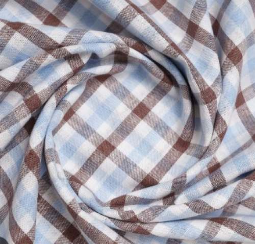 Cotton Check Shirting Fabric by Shree Ghanshyam Enterprise