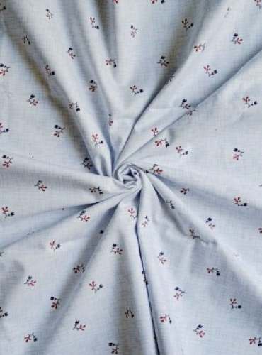Jacquard Printed Cotton Shirt Fabric by Shree Ghanshyam Enterprise