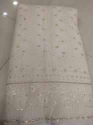54 inch Georgette Embroidered Fabric 