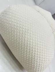 White Color Georgette Embroidery Fabrics For Suit 