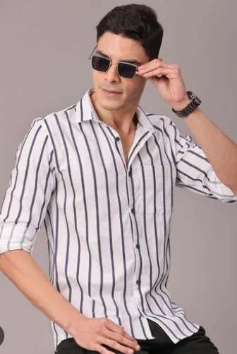 Men Striped Shirts by Fashion Point