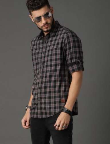 Men Stylish Half Sleeve Checks Shirts by Fashion Point