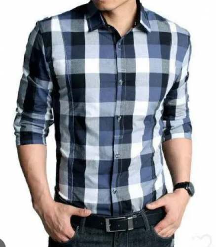 Boys Stylish Check Slim Fit Shirts by Fashion Palace