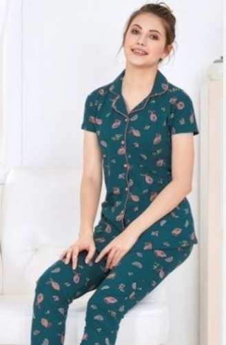 Ladies Printed Hosiery Night Suits by Viral Selection