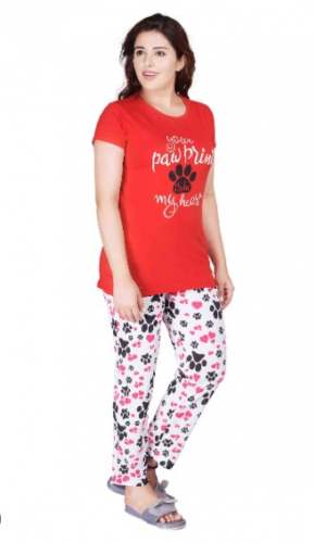 Women Floral Printed Night Suits by Viral Selection