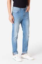 Men Sky Blue Slim Fit Jeans