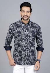 Casual Cotton Printed Shirts For Men