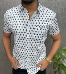 Half Sleeve Printed Cotton Shirts