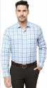 men-blue-cotton-check-shirt