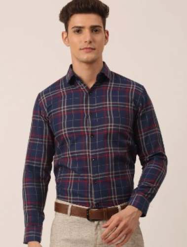 Cotton Check Shirts For Men by Unique Fashion