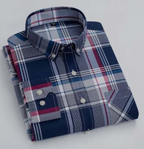 Men Official Check Cotton Shirts by Unique Fashion