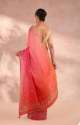 Women Pink Color Embroidered pure Tussar Saree  thumb 1