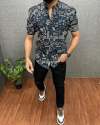 100% Cotton Short Sleeve Printed Mens Shirt  thumb 7