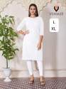 Fancy Regular Wear Chikankari Kurti  thumb 2