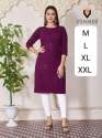 Fancy Regular Wear Chikankari Kurti  thumb 5
