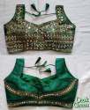 Fantom Silk Mirror work Readymade Blouse  thumb 6