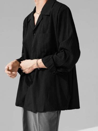 Korean Style Oversize Mens Shirt 