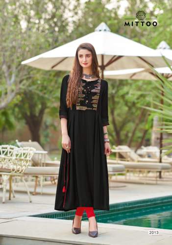 MITTOO Present Mullberry Hand work Kurti 