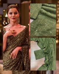 Party wear Georgette Sequence Saree