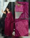 Party wear Georgette Sequence Saree thumb 1