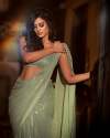 Party wear Georgette Sequence Saree thumb 2