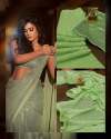 Party wear Georgette Sequence Saree thumb 3