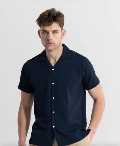 Premium Quality Mens Plain Half Sleeve Shirt 