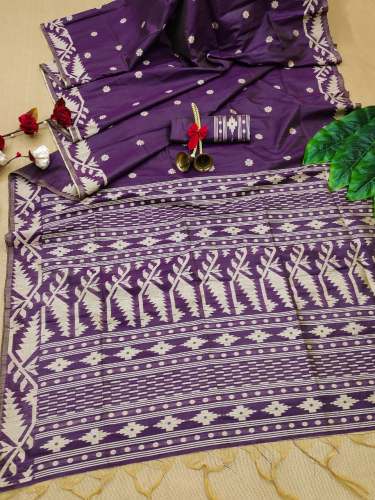 Pretty Handloom Raw Silk Weaving Saree 