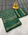 Pure dola silk saree with beautiful kalamkari print thumb 7