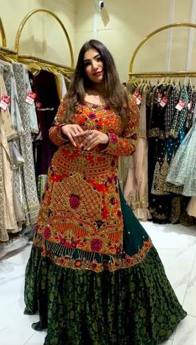 Wedding Wear Heavy Work Lehenga Suit 