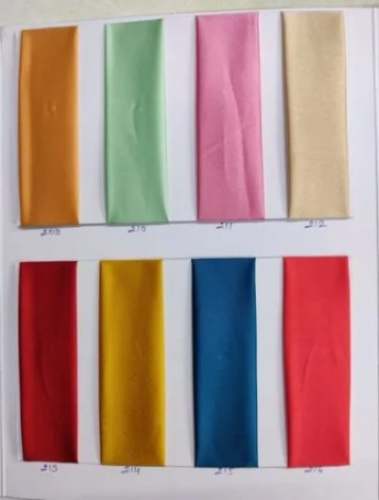 Plain Japan Satin Fabric by Shree Chamunda Fab