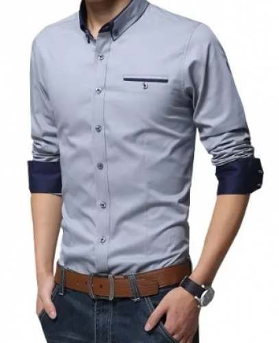 Stylish Men Formal Grey Shirts