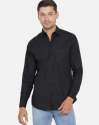 Men Plain Black Shirts