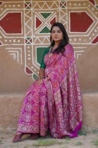 Meenakari Banarasi Georgette Saree by VIJAY CREATION