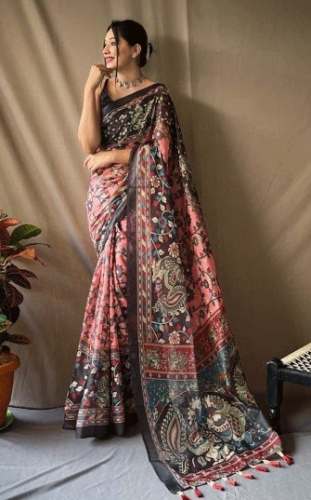 Ladies Designer Kalamkari Saree by Radhika Saree Center