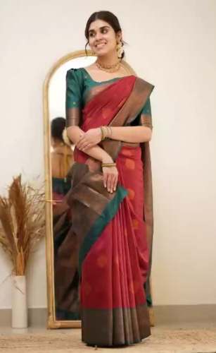 Amazing Kanjeevaram Jacquard Silk Sarees