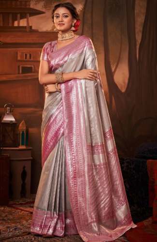 Ladies Traditional Kanchipuram Silk Saree by Sakhi House of Kanchi Weaves