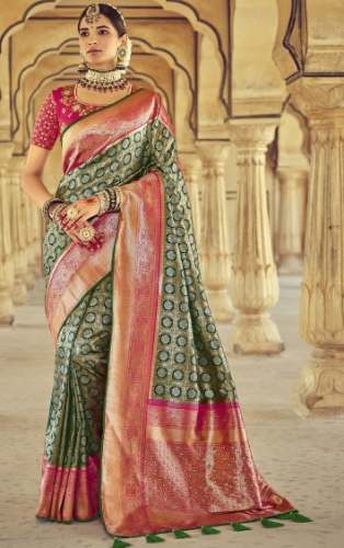 Ladies Traditional Kanjivaram Silk Sarees by Sakhi House of Kanchi Weaves