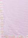 Lavender Sequins Georgette Designer Mahalasa Saree With Fancy Border thumb 4