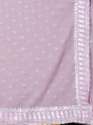 Light Lavender Chiffon Foil Work Designer Mahalasa Saree thumb 4