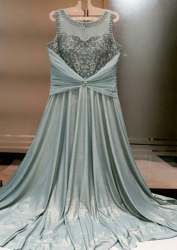 Shiny Party Wear Gown For Women