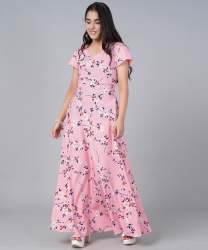 5-14 Year Girls Western Maxi Dress