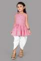 American Crepe Dhoti & Kurti Set for Kids Girls 