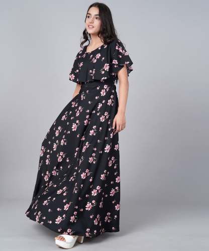 Elegant Maxi Western Gown For Teenage Girl