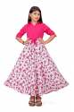 Fancy Pink Kids Girls Gown