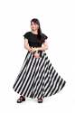 Pretty Black & White One Piece Gown For Teenage Girls thumb 4