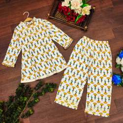 Kids Girls Kurta Pant Co-ord Set