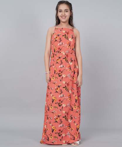 Unique Western Gown For Kids Girls 